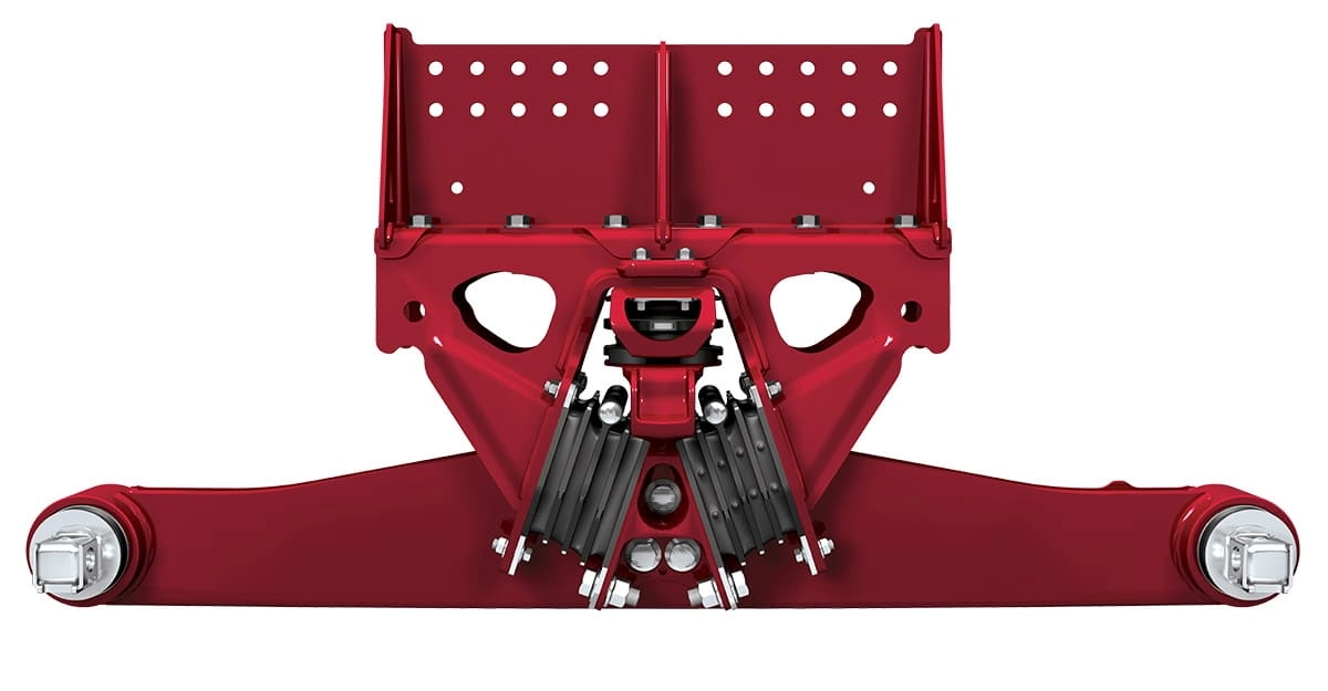 red hendrickson haulmaax kenworth suspension