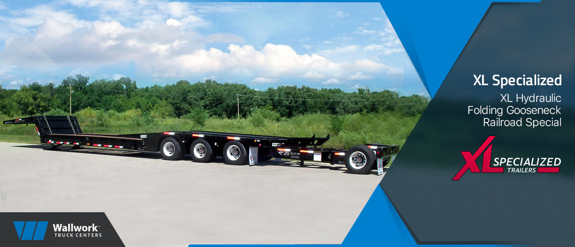 XL Hydraulic Folding Gooseneck Trailer | Wallwork Truck Center