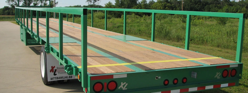 green utility trailer