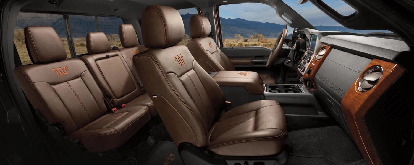 Ford Super Duty truck interior