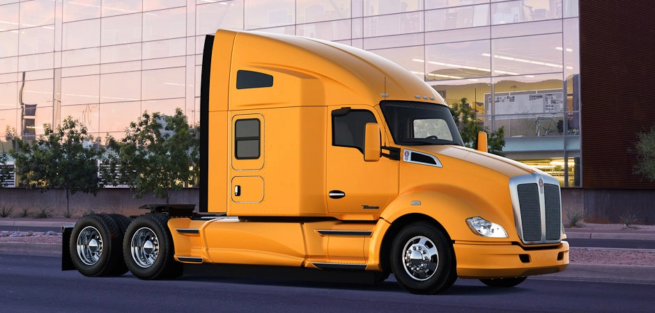 yellow kenworth t880