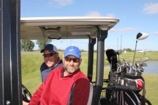 Wallwork Truck's employees playing golf