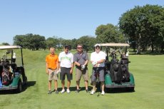 Wallwork's employees at golf course