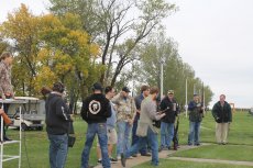 Wallwork's employees trapshooting